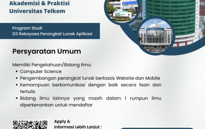 Info Lowongan Dosen D3RPLA Telkom University